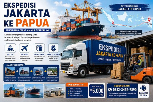 Ekspedisi Jakarta ke Papua untuk Pengiriman Barang Cepat dan Aman